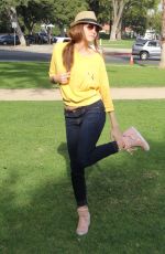 BLANCA BLANCO Out at a Park in Beverly Hills 02/01/2018