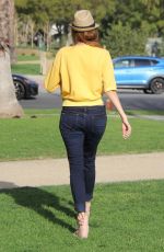 BLANCA BLANCO Out at a Park in Beverly Hills 02/01/2018