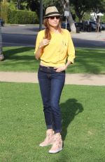 BLANCA BLANCO Out at a Park in Beverly Hills 02/01/2018