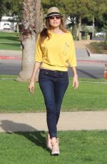 BLANCA BLANCO Out at a Park in Beverly Hills 02/01/2018
