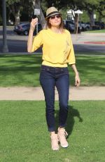 BLANCA BLANCO Out at a Park in Beverly Hills 02/01/2018