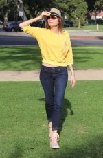 BLANCA BLANCO Out at a Park in Beverly Hills 02/01/2018