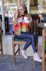 BLANCA BLANCO Out for Coffee and Frozen Yogurt in Malibu 02/23/2018