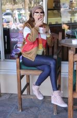 BLANCA BLANCO Out for Coffee and Frozen Yogurt in Malibu 02/23/2018