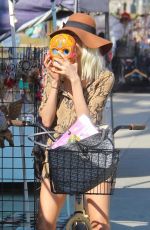 BLANCA BLANCO Shows Her New Blonde Hairstyle Out in Venice Beach 02/04/2018