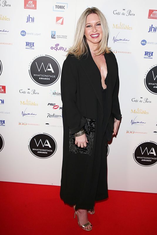 BROOKE KINSELLA at Whatsonstage Awards in London 02/25/2018