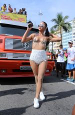 BRUNA MARQUEZINE at Bloco Da Favorita in Rio De Janeiro 02/10/2018