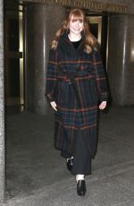 BRYCE DALLAS HOWARD Arrives at Today Show in New York 02/15/2018