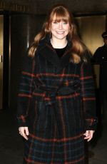BRYCE DALLAS HOWARD Arrives at Today Show in New York 02/15/2018