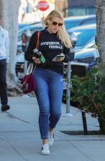 BUSY PHILIPPS in Jeans Out in Los Angeles 02/16/2018