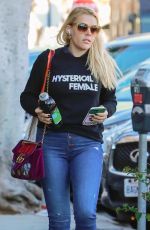 BUSY PHILIPPS in Jeans Out in Los Angeles 02/16/2018