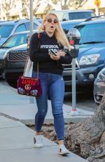 BUSY PHILIPPS in Jeans Out in Los Angeles 02/16/2018