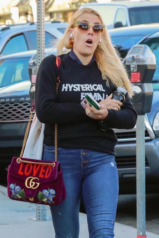 BUSY PHILIPPS in Jeans Out in Los Angeles 02/16/2018