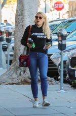 BUSY PHILIPPS in Jeans Out in Los Angeles 02/16/2018