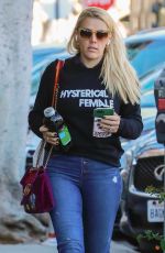 BUSY PHILIPPS in Jeans Out in Los Angeles 02/16/2018