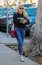 BUSY PHILIPPS in Jeans Out in Los Angeles 02/16/2018