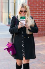 BUSY PHILIPPS Out and About in Beverly Hills 02/26/2018