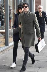 CAITRIONA BALFE and Tony McGill Out in Dublin 02/16/2018