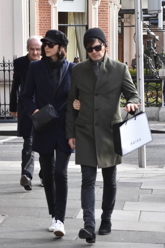 CAITRIONA BALFE and Tony McGill Out in Dublin 02/16/2018