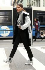CAMILA COELHO Out at New York Fashion Week 02/09/2018