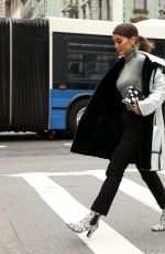 CAMILA COELHO Out at New York Fashion Week 02/09/2018