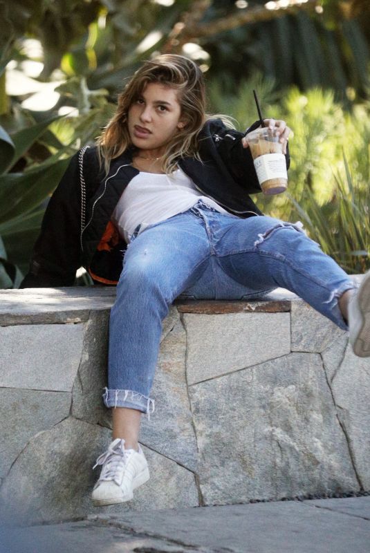 CAMILA MORRONE Falls off a Rock Wall at a Park in Los Angeles 02/07/2018