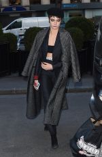 CARA DELEVINGNE Out and About in Paris 02/27/2018