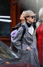 CARA DELEVINGNE Out at London Fashion Week 02/17/2018