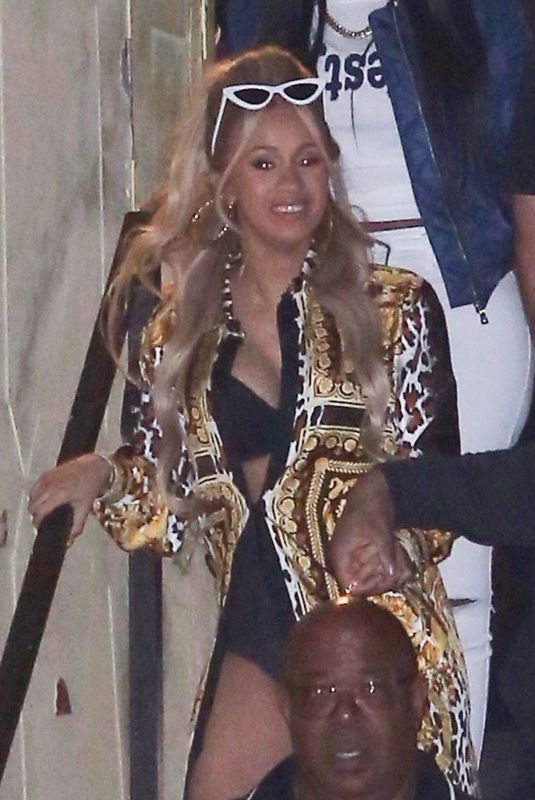 CARDI B at Ace of Diamonds in West Hollywood 02/18/2018