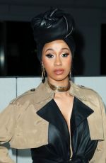 CARDI B at Alexander Wang Show at New York Fashion Week 02/10/2018
