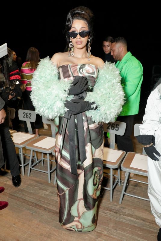 CARDI B at Marc Jacobs Fashion Show at NYFW in New York 02/14/2018