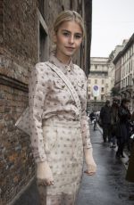 CAROLINE DAUR Leaves Max Mara Fashion Show in Milan 02/22/2018