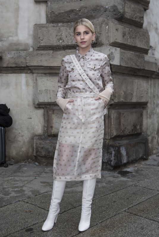 CAROLINE DAUR Leaves Max Mara Fashion Show in Milan 02/22/2018