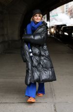 CAROLINE DAUR Out at New York Fashion Week 02/09/2018