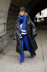 CAROLINE DAUR Out at New York Fashion Week 02/09/2018