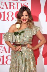 CAROLINE FLACK at Brit Awards 2018 in London 02/21/2018