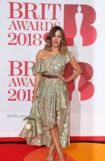CAROLINE FLACK at Brit Awards 2018 in London 02/21/2018