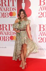 CAROLINE FLACK at Brit Awards 2018 in London 02/21/2018