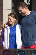 CAROLINE WOZNIACKI and David Lee Out and About in New York 02/21/2018