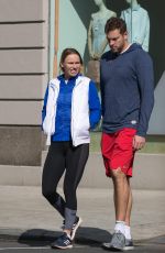 CAROLINE WOZNIACKI and David Lee Out and About in New York 02/21/2018