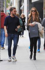 CAT DEELEY Shopping on Rodeo Drive in Beverly Hills 02/14/2018