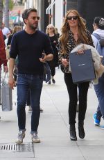 CAT DEELEY Shopping on Rodeo Drive in Beverly Hills 02/14/2018