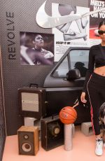 CHANEL IMAN at Revolve x Nike 1s Reimagined Pop-up Event in Los Angeles 02/16/2018