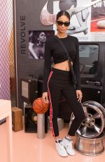 CHANEL IMAN at Revolve x Nike 1s Reimagined Pop-up Event in Los Angeles 02/16/2018