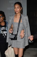 CHANEL IMAN Leaves Nike x Revolve Party in West Hollywood 02/15/2018