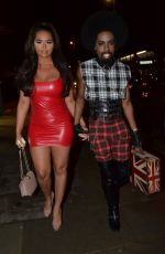 CHANELLE MCCLEARY and Jsky Night Out in Manchester 02/04/2018