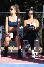CHANTEL JEFFRIES at Chacha x Foxx Charity Celebrity Basketball in Thousand Oaks 02/17/2018