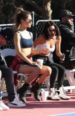 CHANTEL JEFFRIES at Chacha x Foxx Charity Celebrity Basketball in Thousand Oaks 02/17/2018