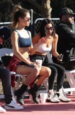 CHANTEL JEFFRIES at Chacha x Foxx Charity Celebrity Basketball in Thousand Oaks 02/17/2018