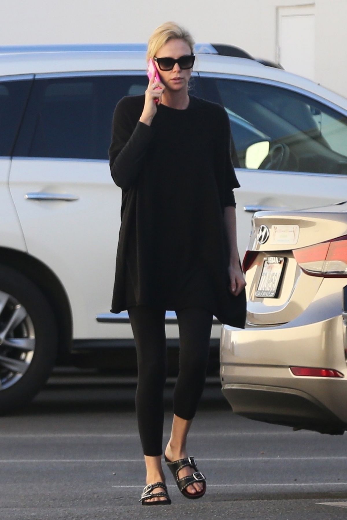 CHARLIZE THERON Out and About in Van Nuys 02/20/2018 – HawtCelebs